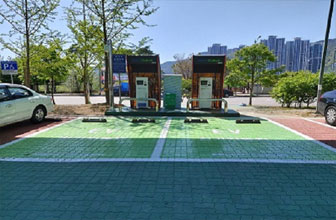 Namyangsan station (2 units) Electrical Vehicle charging station 2